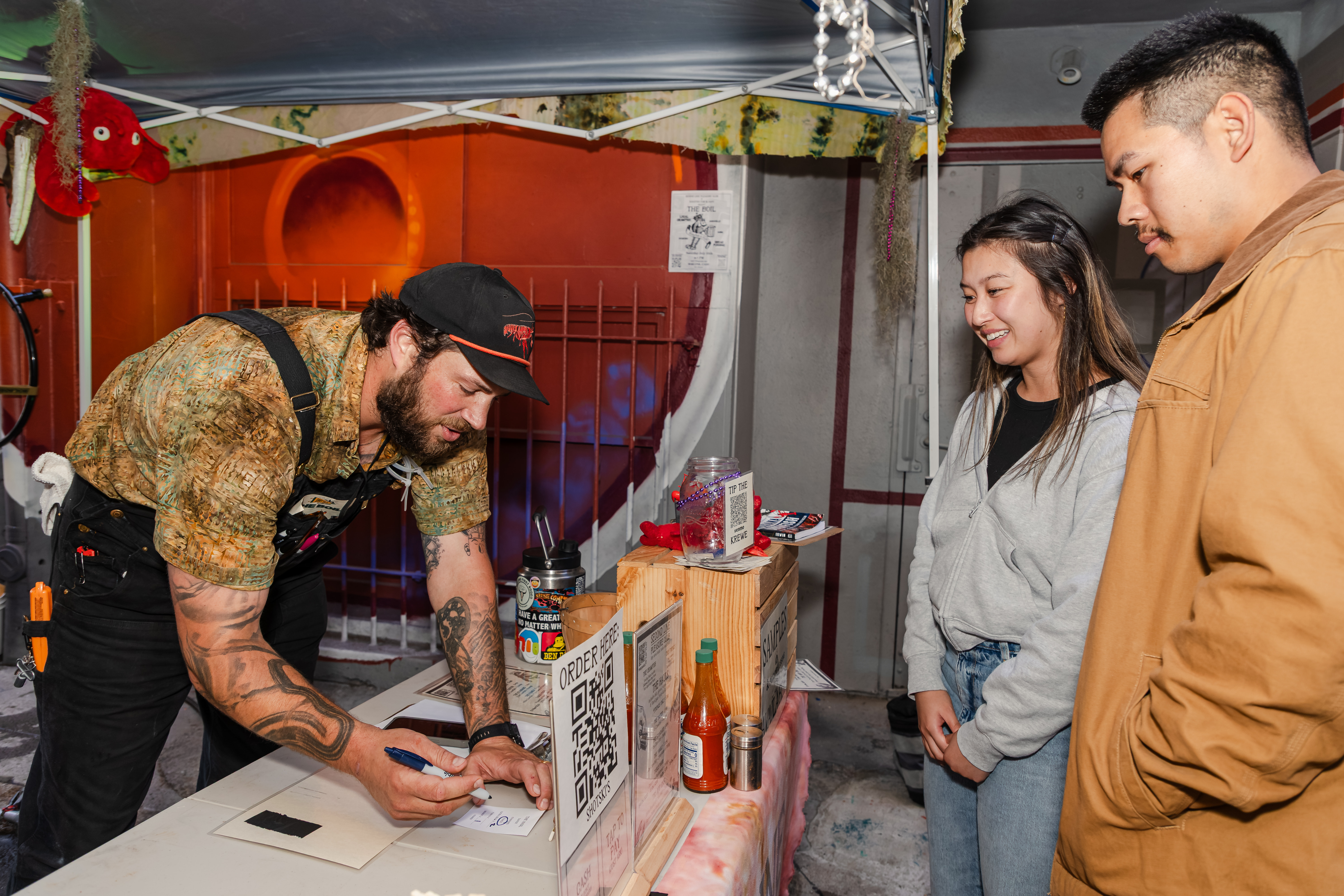 Shotski's Alpine Lodge San Francisco crawfish boil — Second Line Pleasure Club